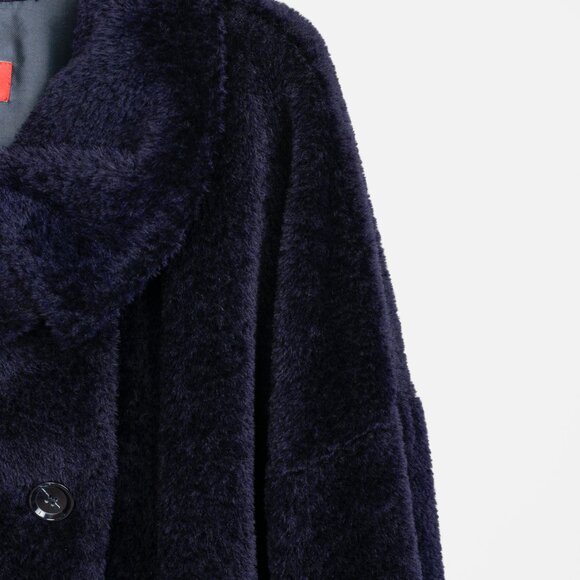 Max Mara Studio Blue Alpaca Coat - Picture 6 of 15